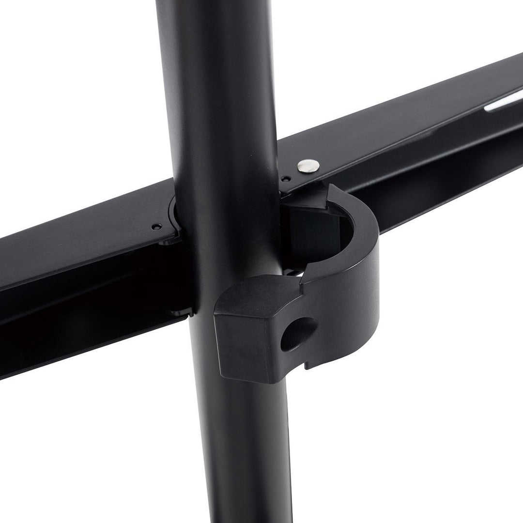 Support TV sur pied (Noir, Hêtre 50-65")
