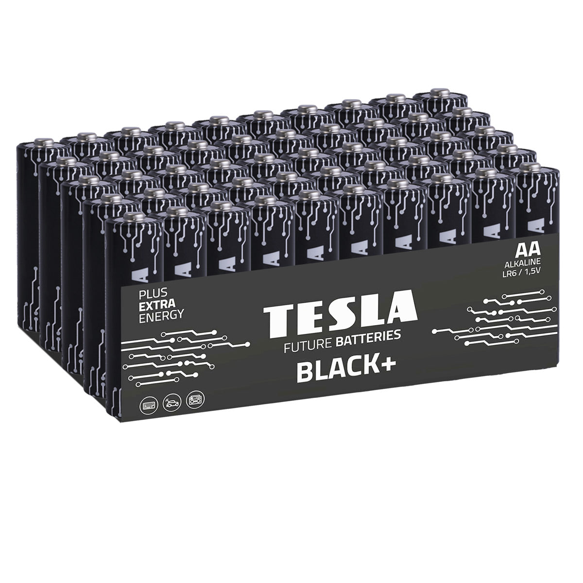 Piles Tesla Black+ AA (50 pcs)