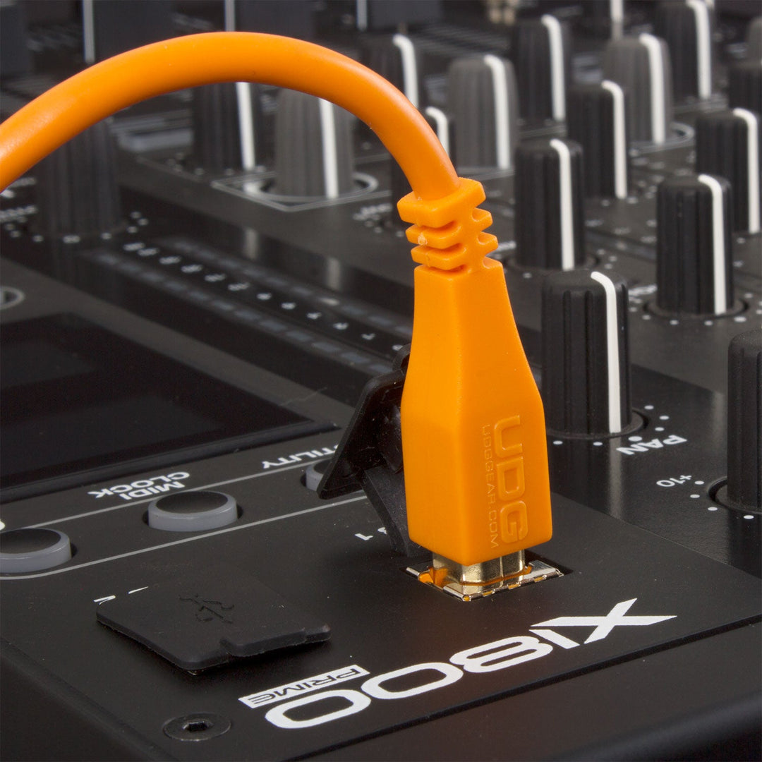 UDG Ultimate Audio Cable USB 2.0 C-B Orange Droit 1,5m