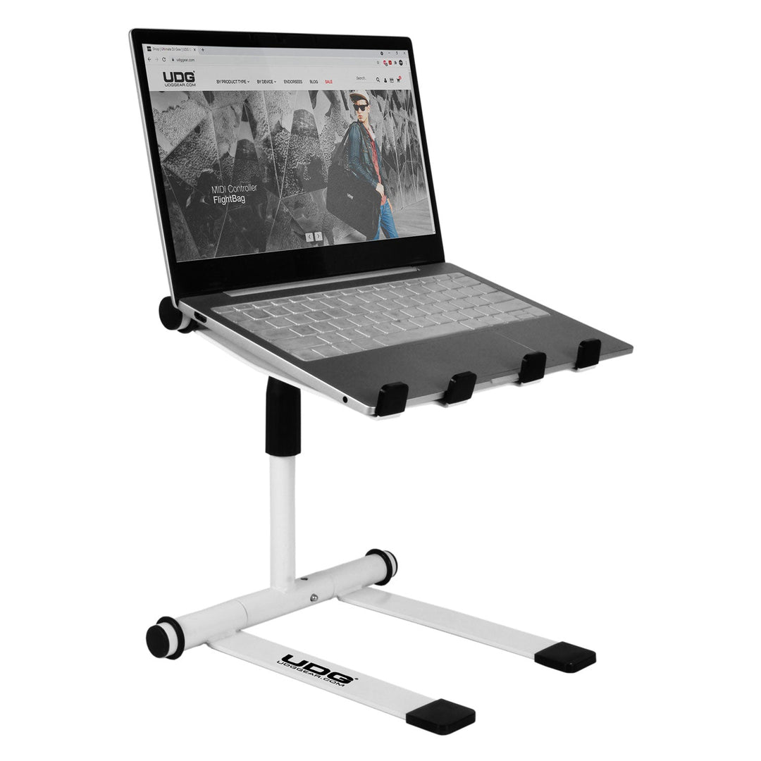 UDG Ultimate Stand pour ordinateur portable réglable en hauteur Blanc