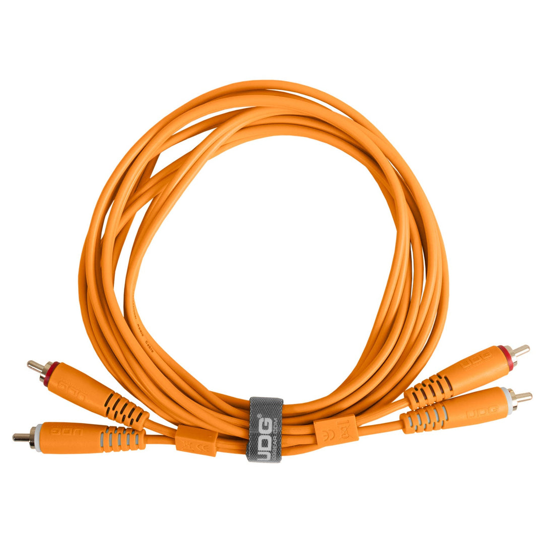 UDG Ultimate Audio Cable Set RCA - RCA Orange Droit 3m