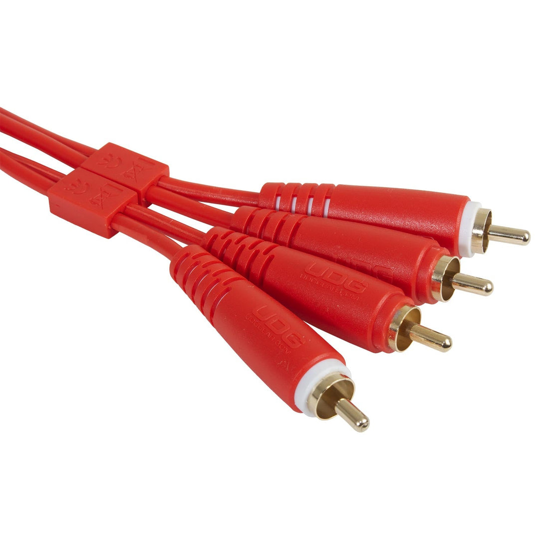 UDG Ultimate Audio Cable Set RCA - RCA Rouge Droit 3m