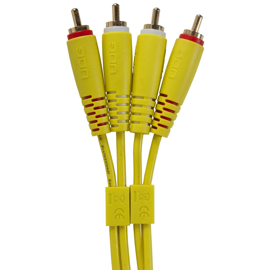 UDG Ultimate Audio Cable Set RCA - RCA Jaune Droit 3m