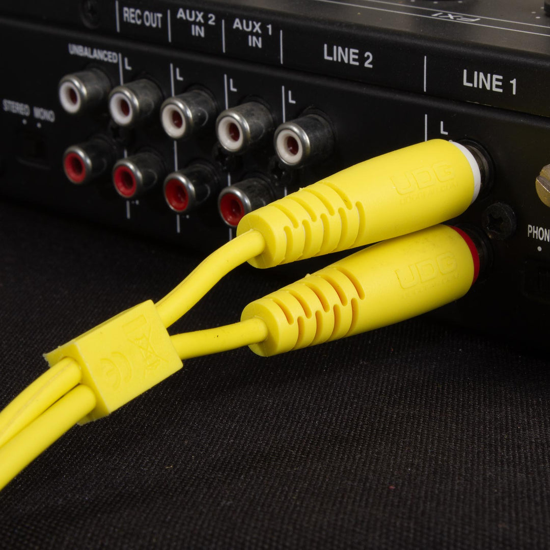 UDG Ultimate Audio Cable Set RCA - RCA Jaune Droit 1,5m