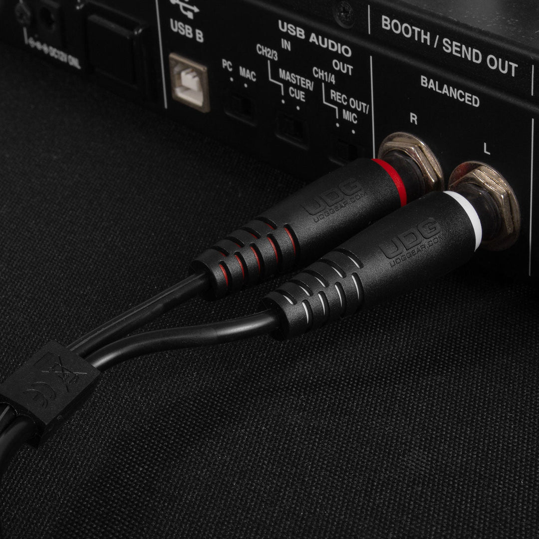 UDG Ultimate Audio Cable set 1/4'' Jack-1/4'' Jack Noir Straight 3m