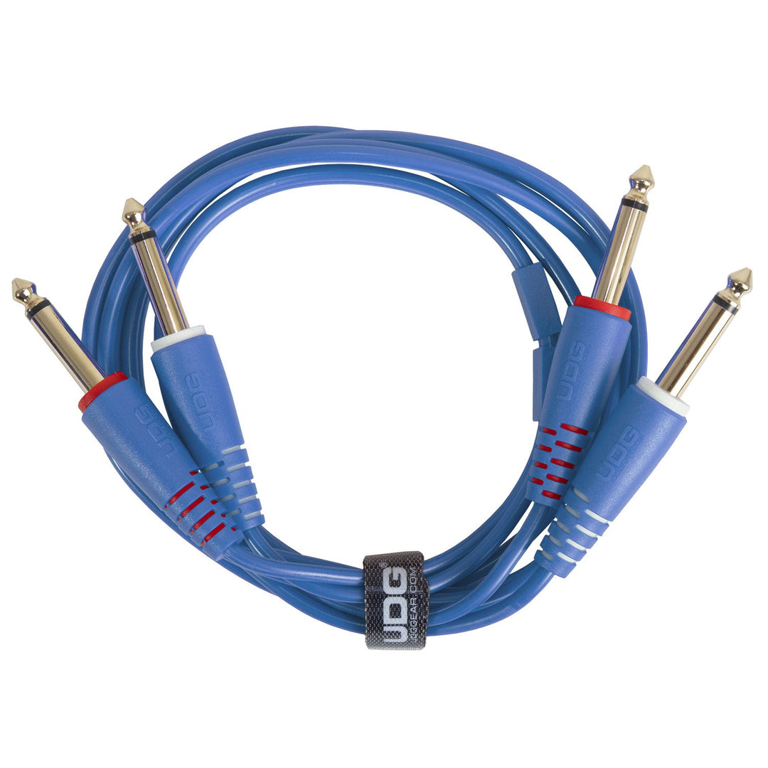UDG Ultimate Audio Cable set 1/4'' Jack-1/4'' Jack Bleu Straight 1,5m
