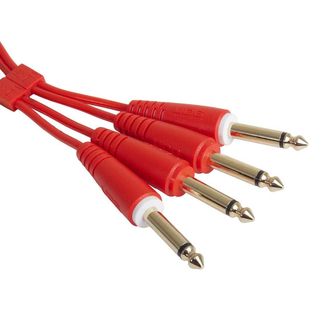 UDG Ultimate Audio Cable set 1/4'' Jack-1/4'' Jack Rouge Straight 3m