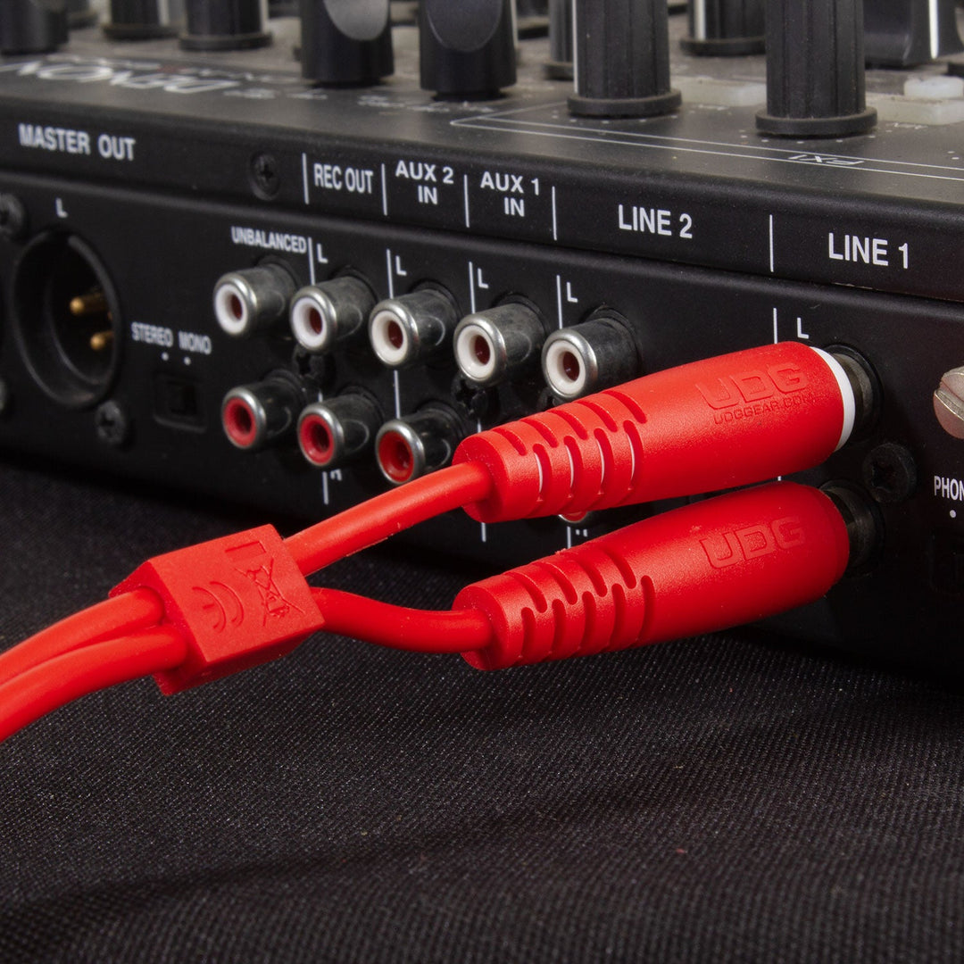 UDG Ultimate Audio Cable set 1/4'' Jack-1/4'' Jack Rouge Straight 3m