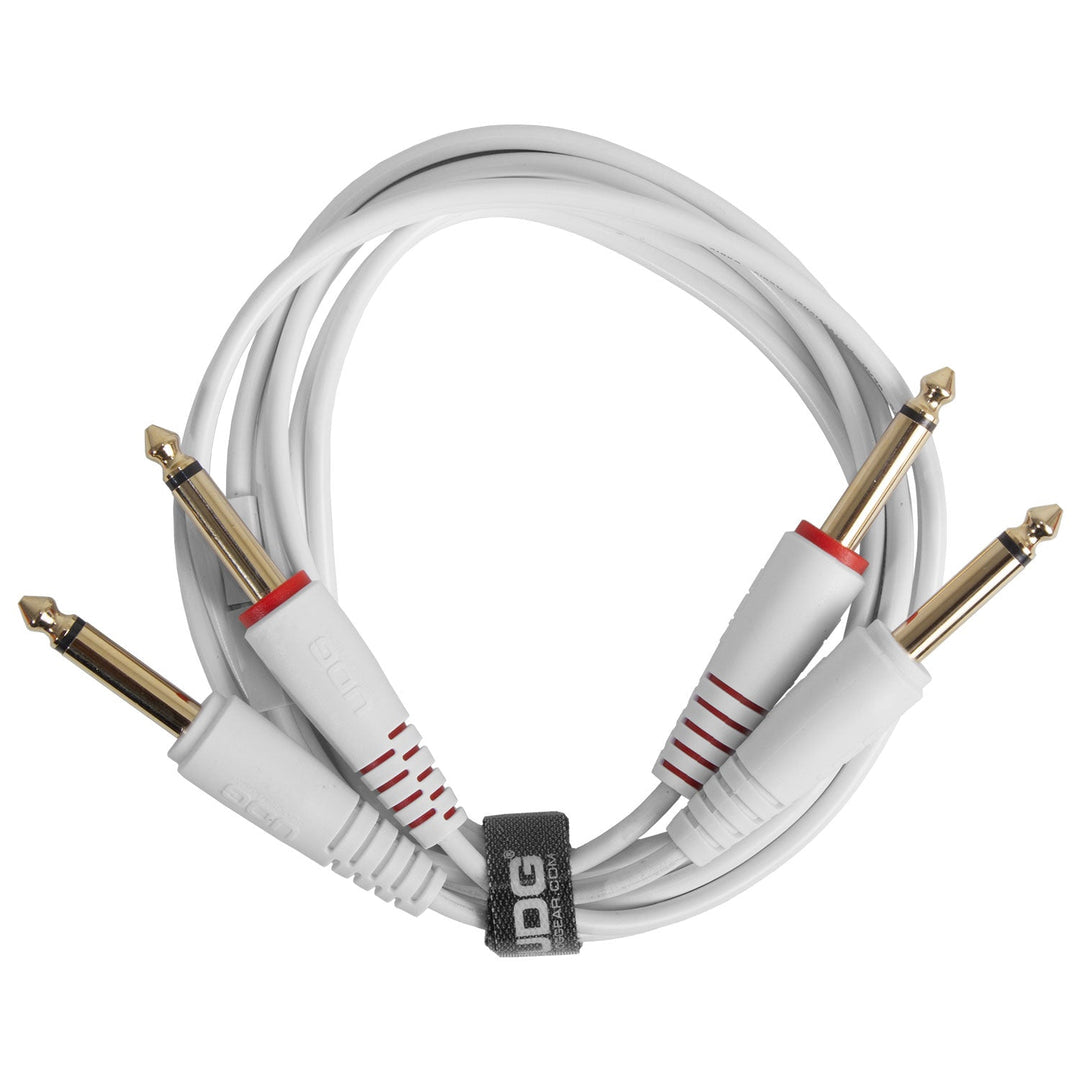 UDG Ultimate Audio Cable set 1/4'' Jack-1/4'' Jack Blanc Straight 3m