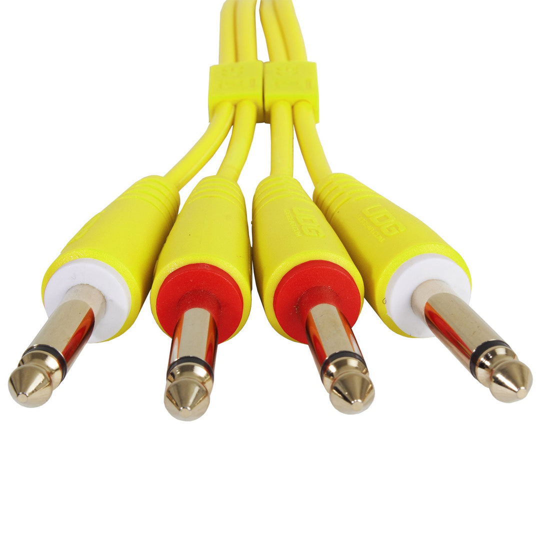 UDG Ultimate Audio Cable set 1/4'' Jack-1/4'' Jack Jaune Straight 1,5m