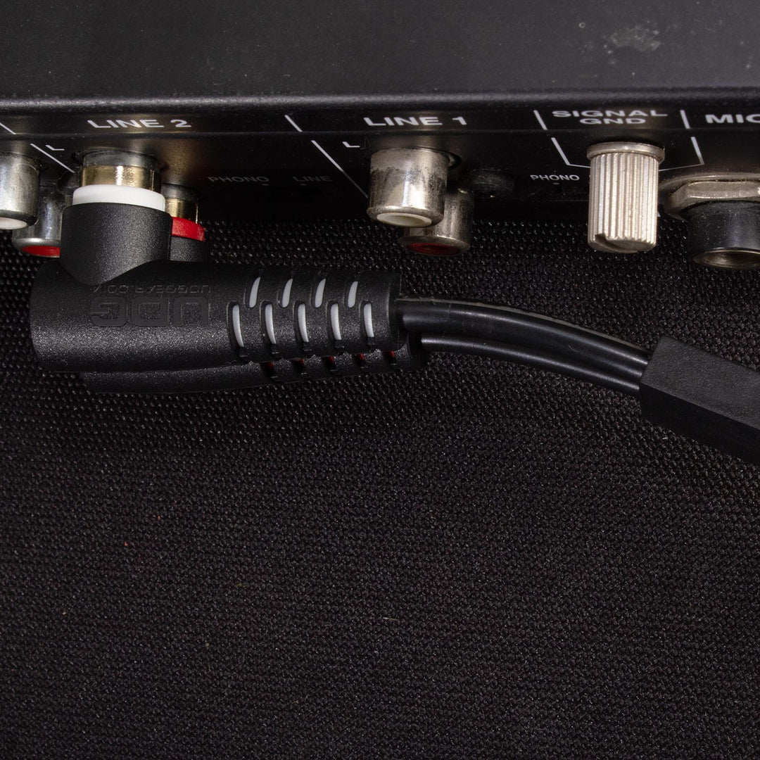 UDG Ultimate Audio Cable set RCA Straight-RCA Angled Noir 3m