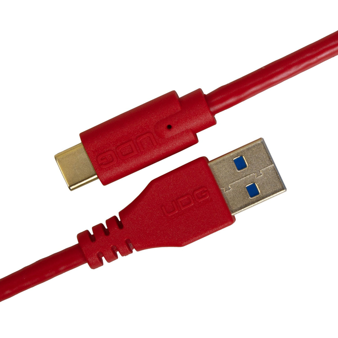 UDG Ultimate Cable USB 3.2 C-A Rouge Straight 1,5m