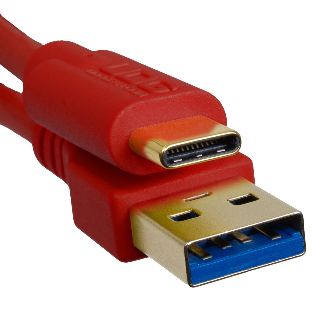 UDG Ultimate Cable USB 3.2 C-A Rouge Straight 1,5m