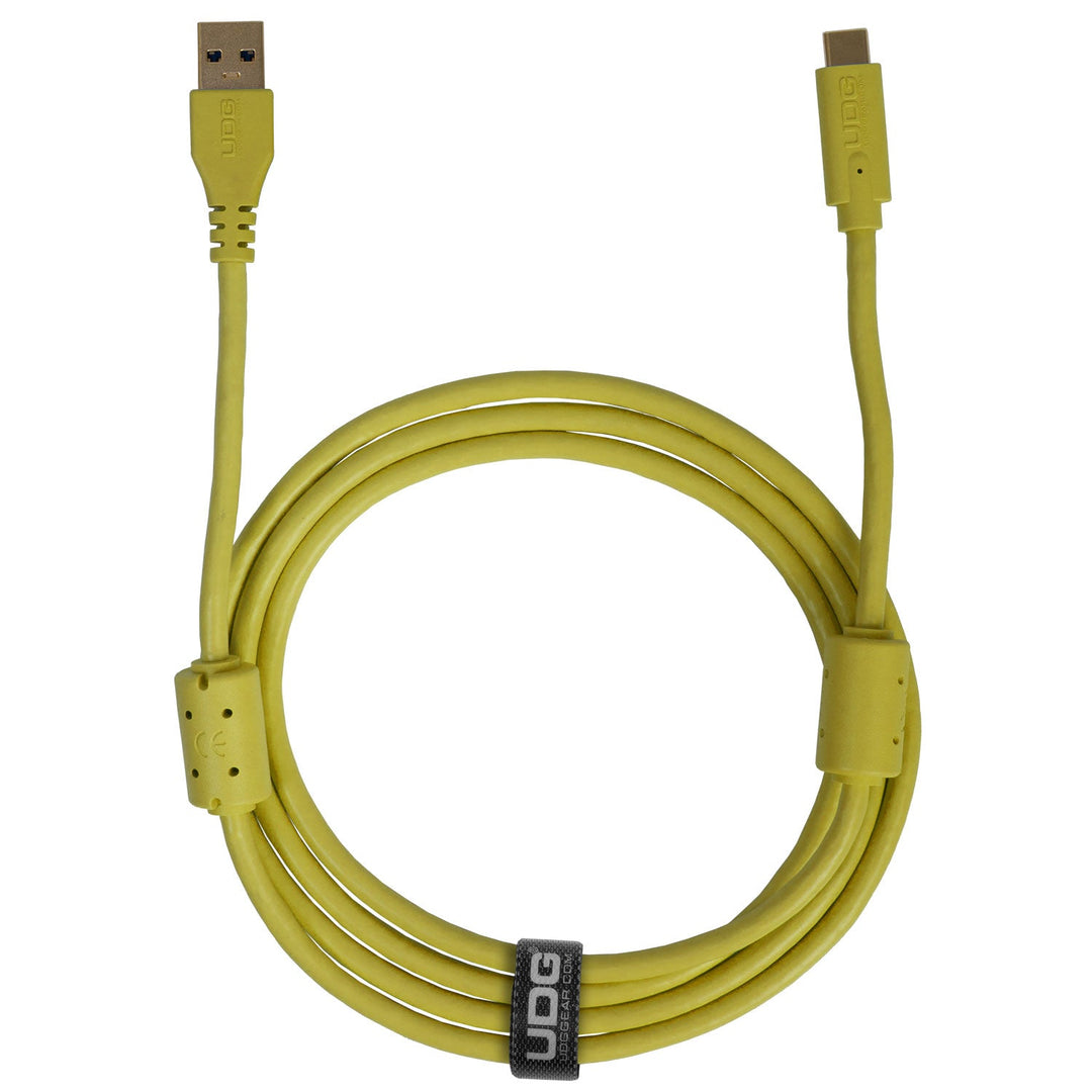 UDG Ultimate Cable USB 3.2 C-A Jaune Straight 1,5m