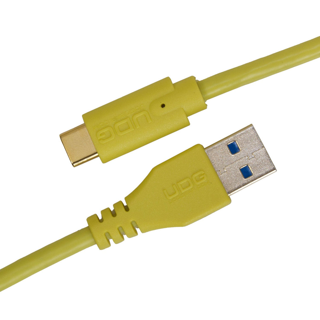 UDG Ultimate Cable USB 3.2 C-A Jaune Straight 1,5m