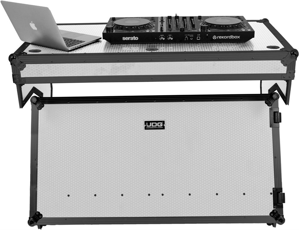 UDG Ultimate Mallette de transport pour table DJ portable Z-Style Blanc Plus (Roues)