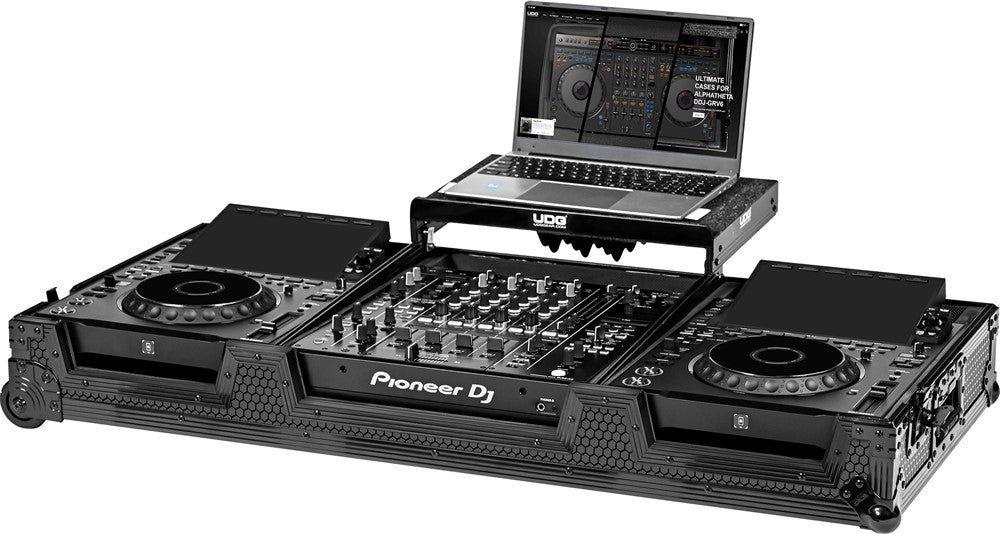 UDG Ultimate Mallette de transport Set AlphaTheta CDJ-3000X/DJM-A9 Noir Plus (L&W)