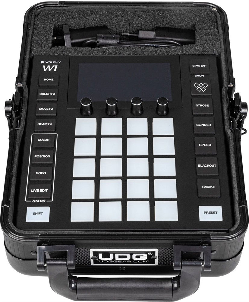 UDG Ultimate Pick Foam Flight Case Wolfmix W1 Blk