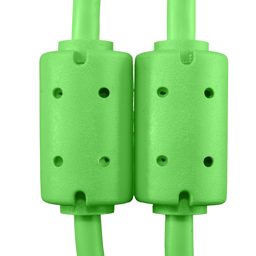 UDG Ultimate Audio Cable USB 2.0 A-B Vert Coudé 2m