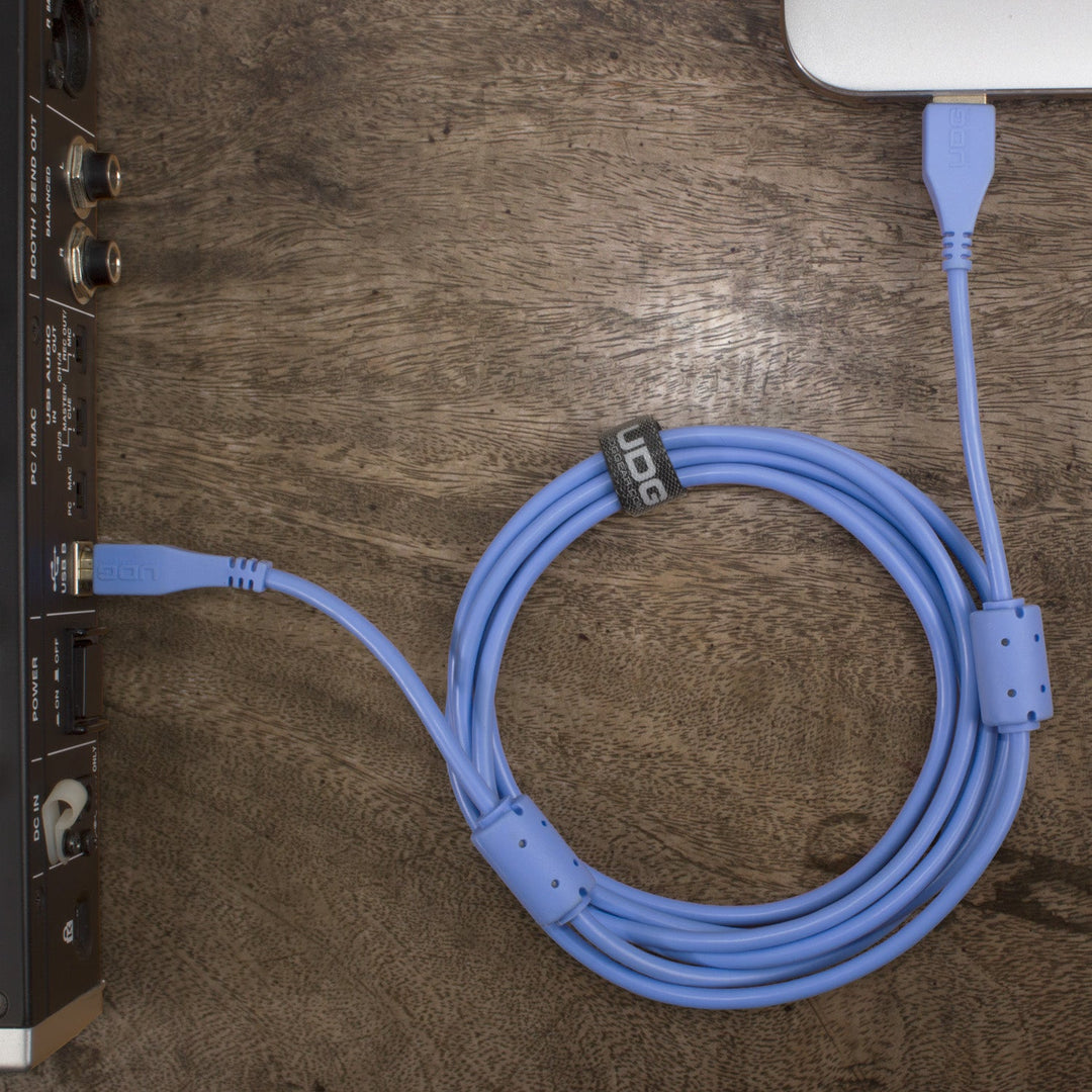 UDG Ultimate Audio Cable USB 2.0 A-B Bleu Droit 2m