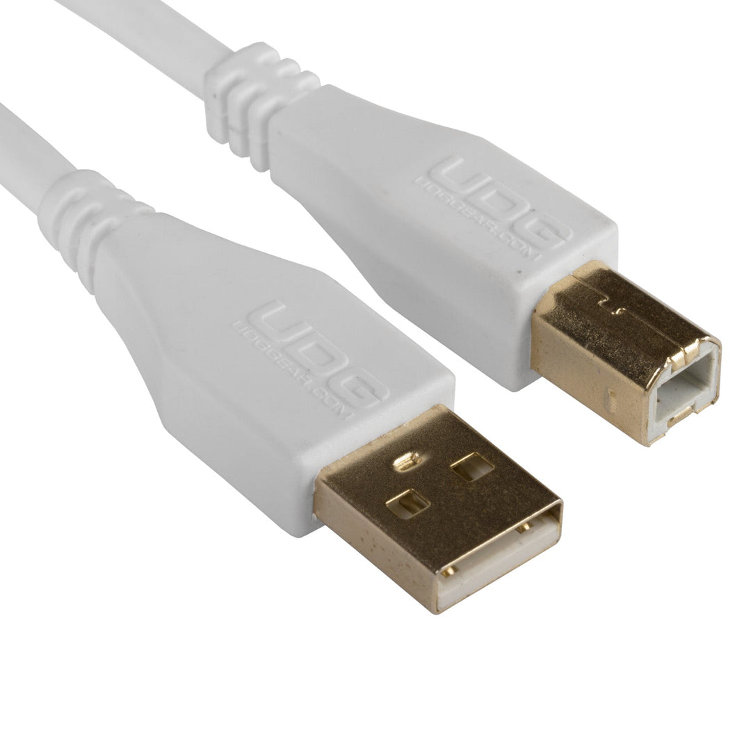 UDG Ultimate Audio Cable USB 2.0 A-B Blanc Droit 2m