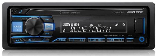 ALPINE UTE-200BT Autoradio avec Bluetooth et USB
