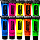 Peinture UV pour Visage et Corps pour 10 Personnes