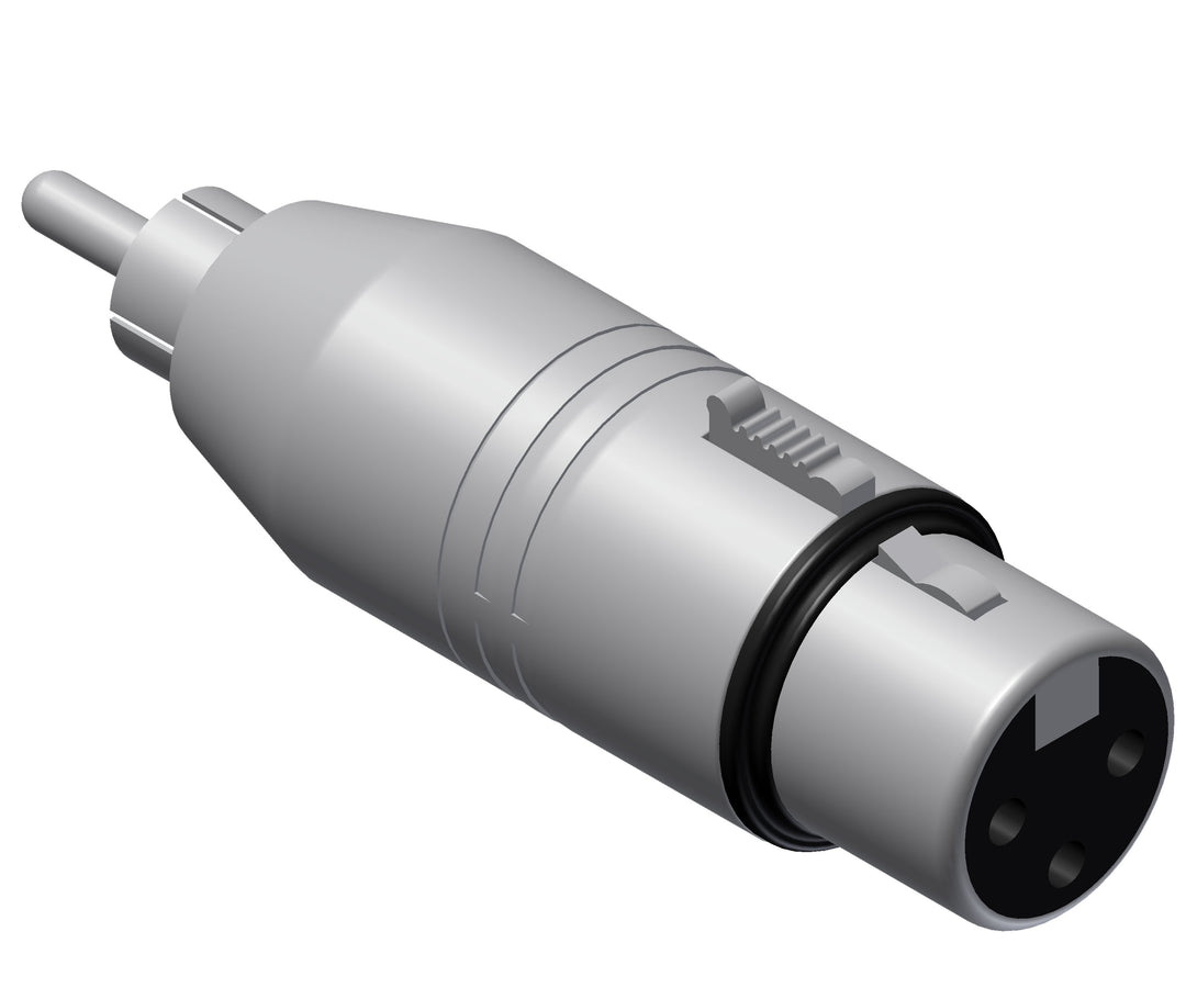 Adaptateur XLR femelle > RCA mâle