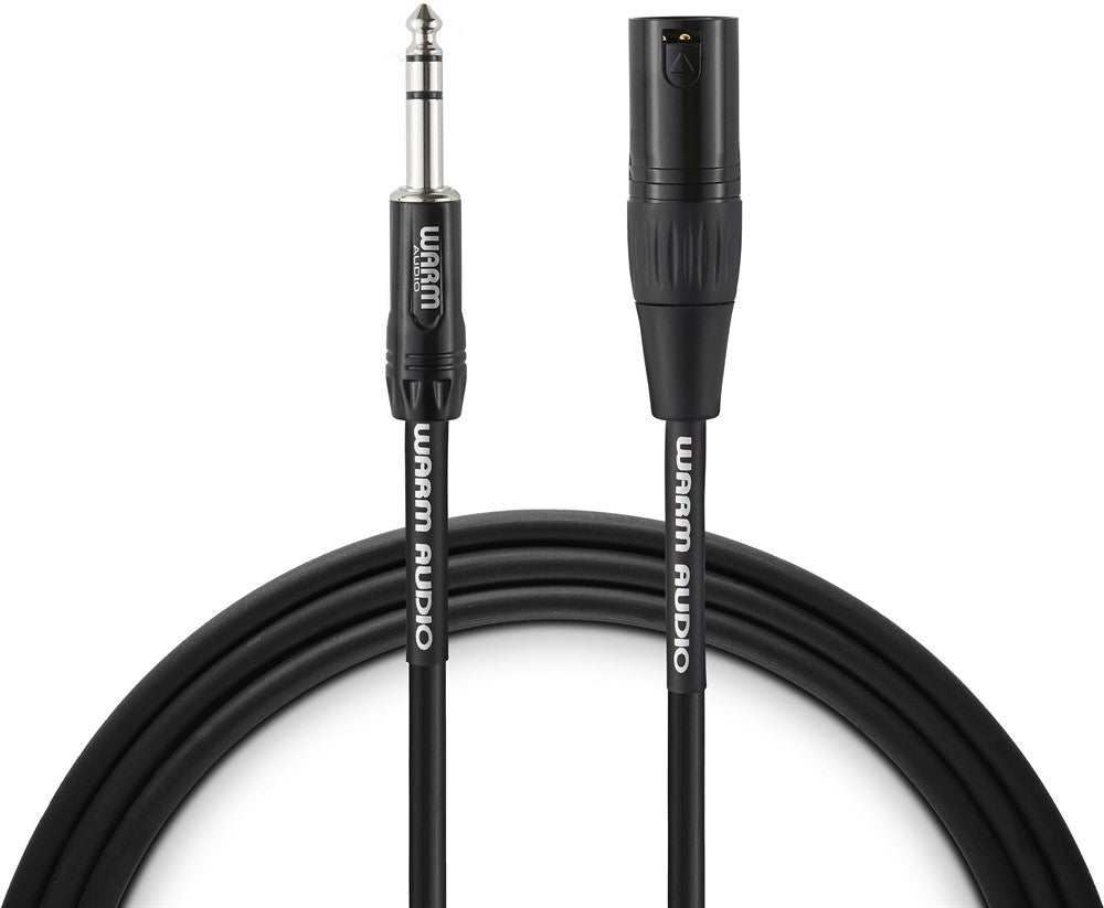 Warm Audio Câble audio Pro Series - XLRM-TRS 0,9m