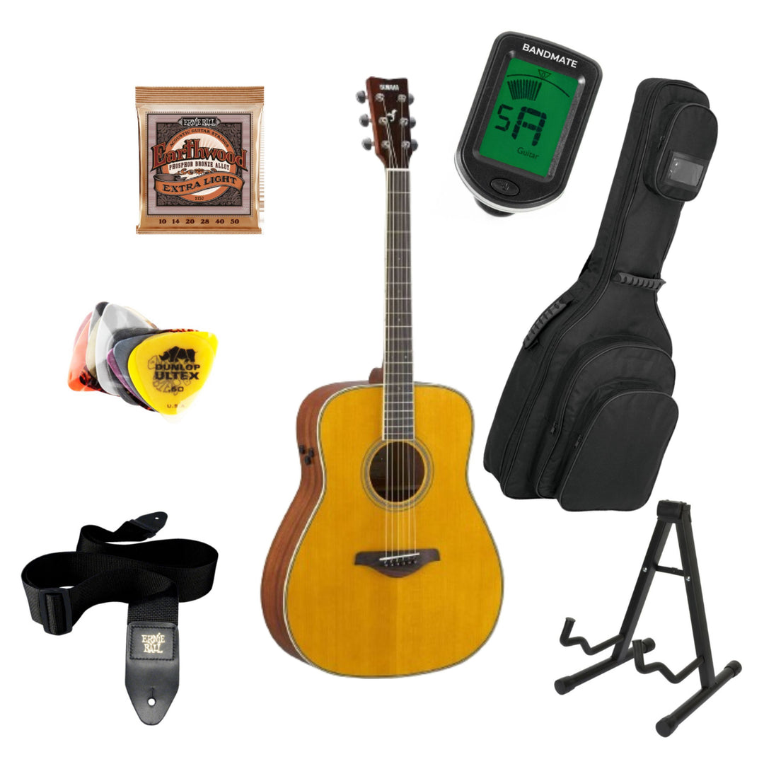 Yamaha FG-TA TransAcoustic Pack de Démarrage