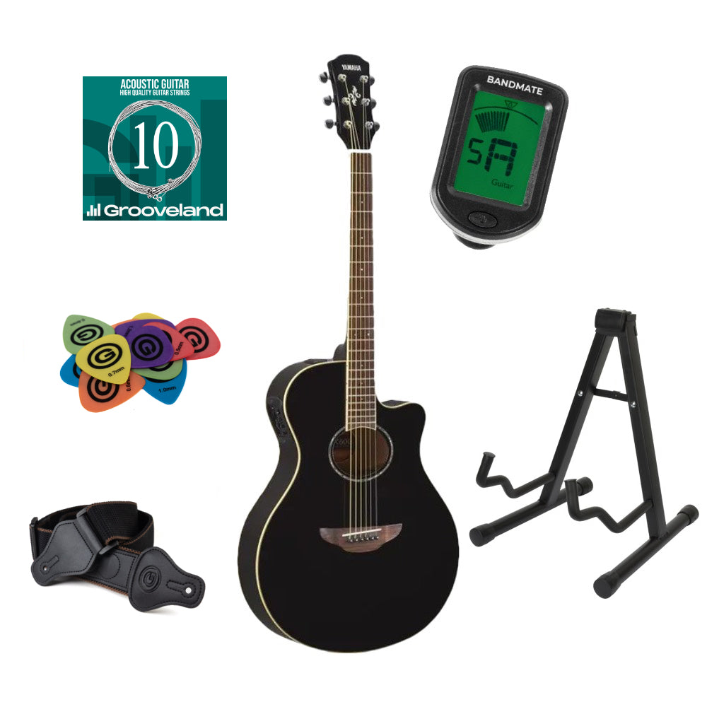 Yamaha APX600 - Black - Starter pack