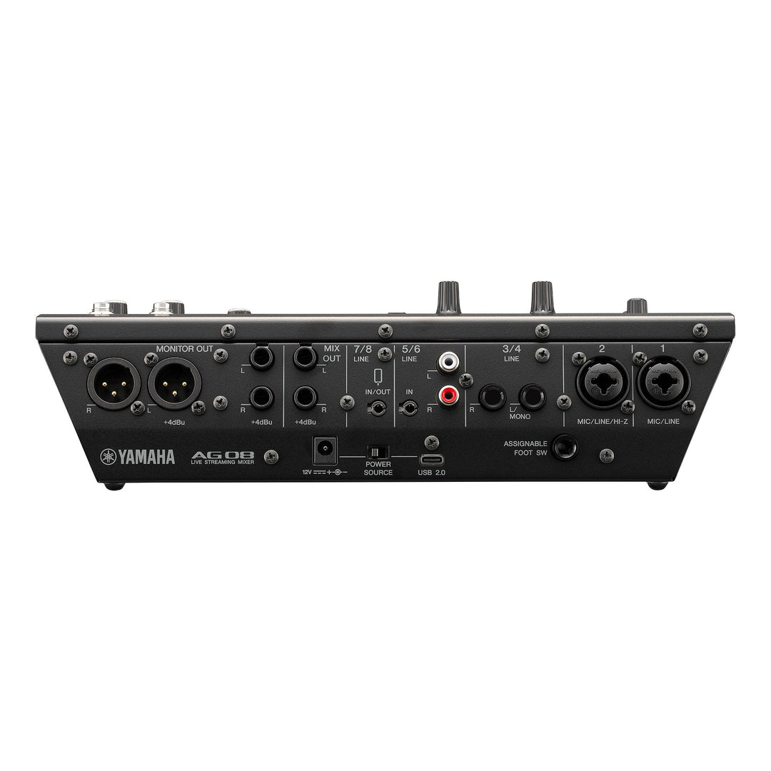 Yamaha AG08 - Mixeur pour streaming en direct (Noir)