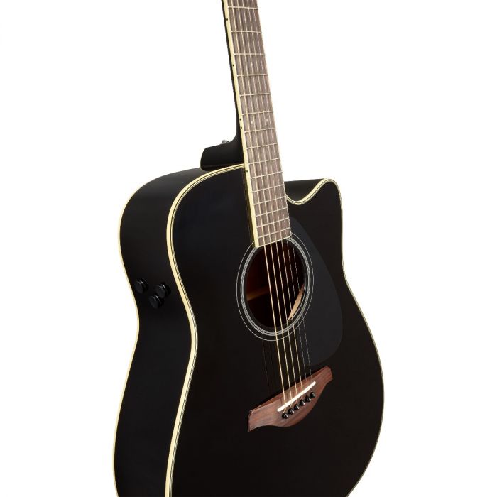 Yamaha FGC-TA TransAcoustic Western Guitar - Black