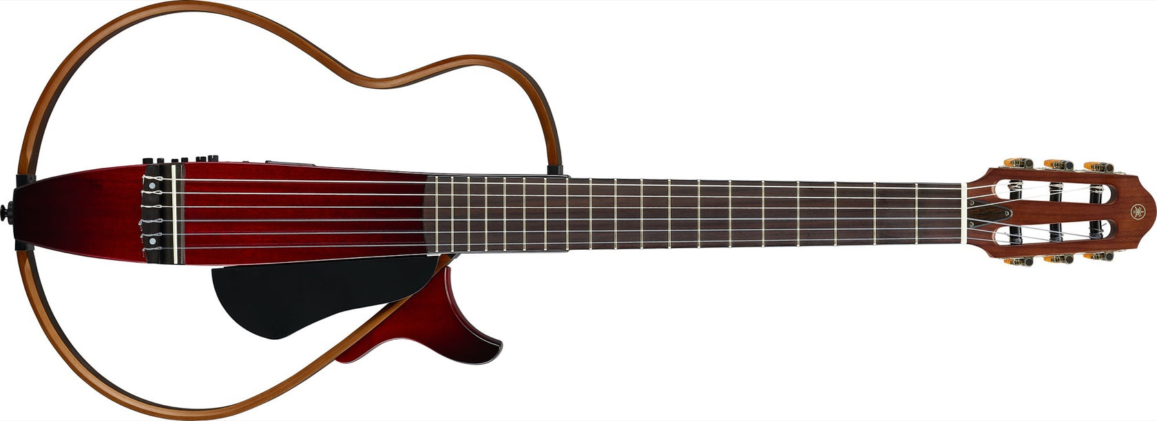 Yamaha SLG200N Silent Guitar Nylon - Crimson Red Burst