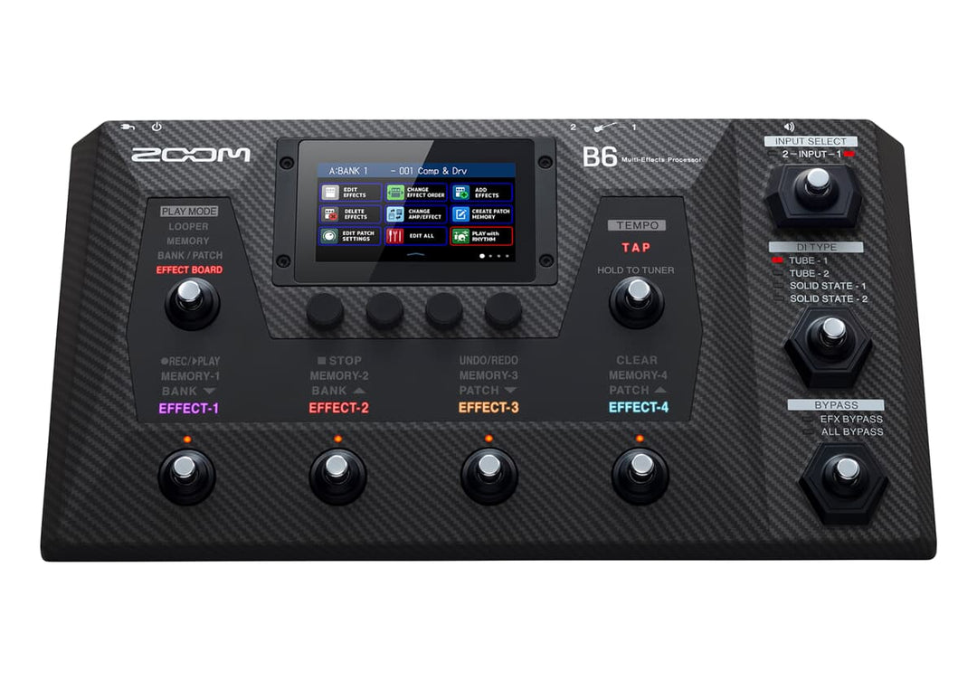 Zoom B6 Basso Multi-effets