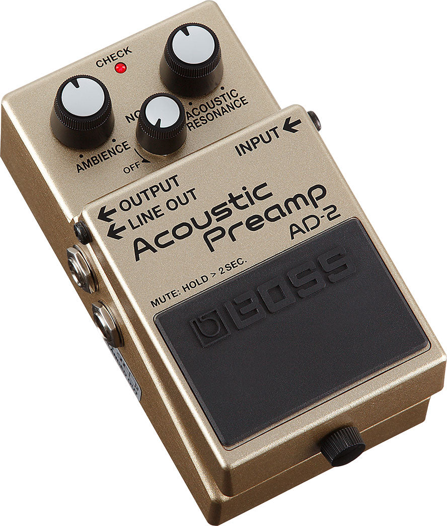 Boss AD-2 Acoustic Preamp Pédale Guitare