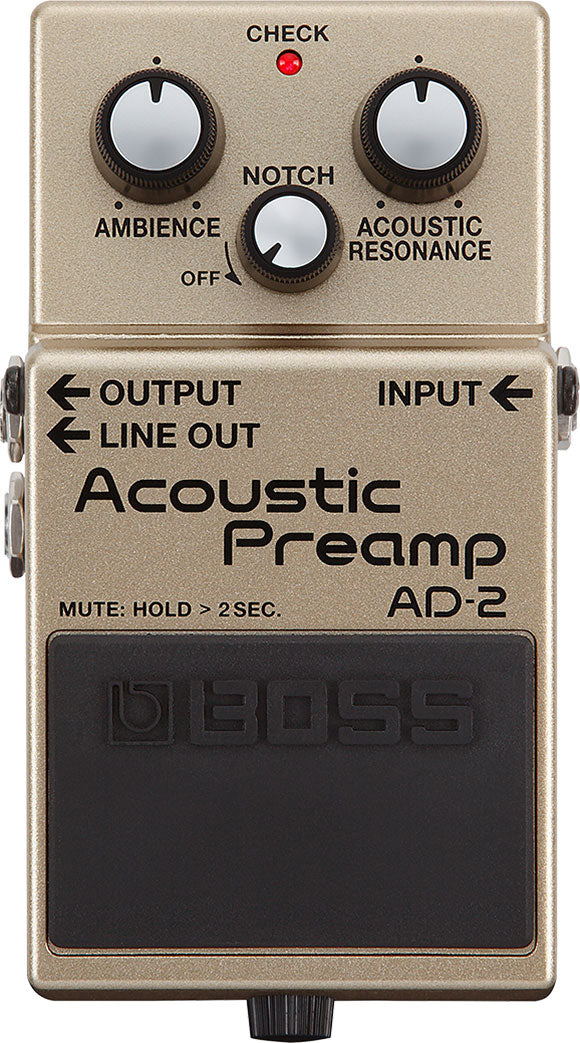 Boss AD-2 Acoustic Preamp Pédale Guitare