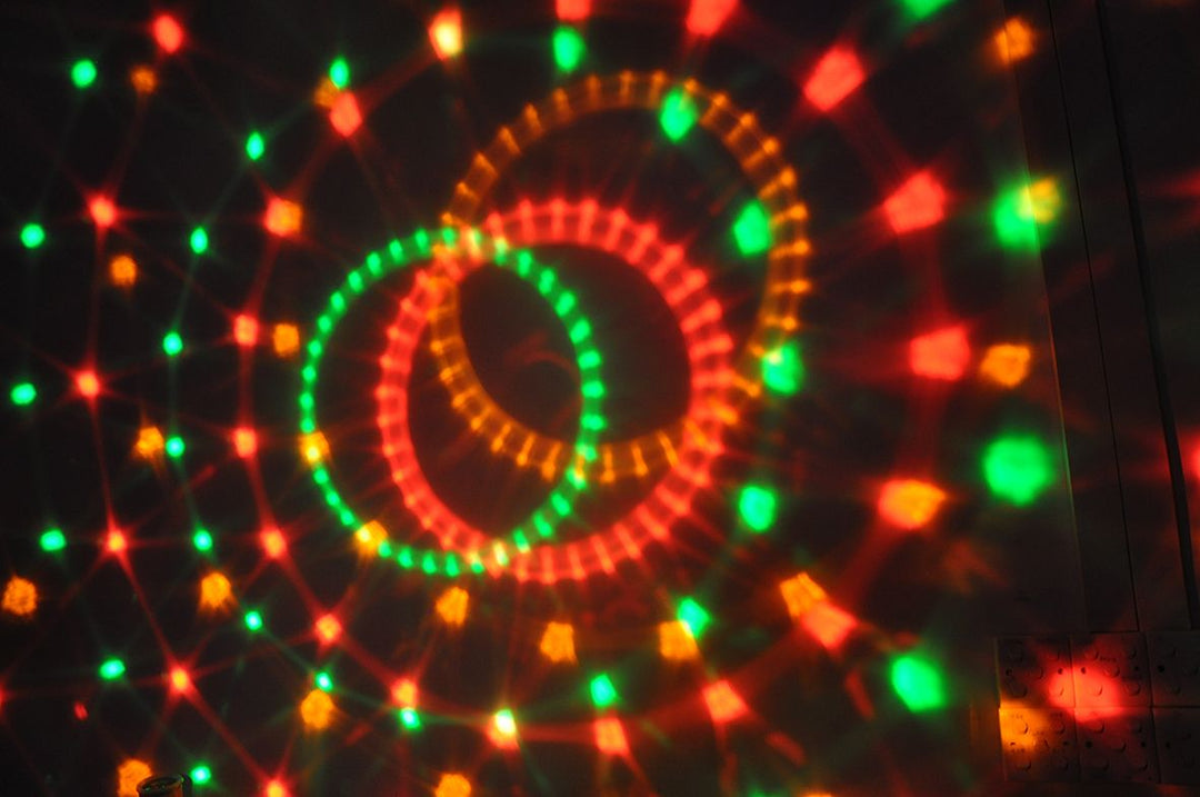 Ibiza Astro-Bat RGBA LED lumière disco