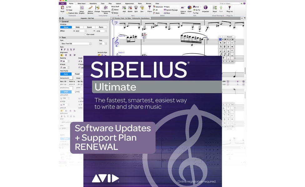Abonnement Sibelius Ultimate RENOUVELLEMENT