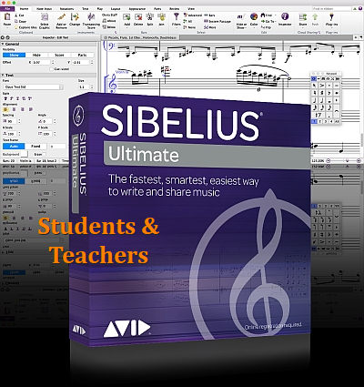 Sibelius Ultim Perpetual EDU Étudiant/Enseignant avec PS