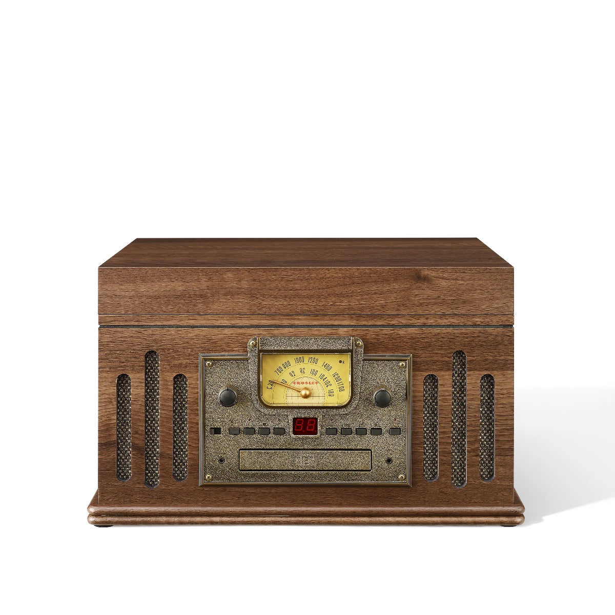 Crosley Musician 8-en-1 système musical, noyer