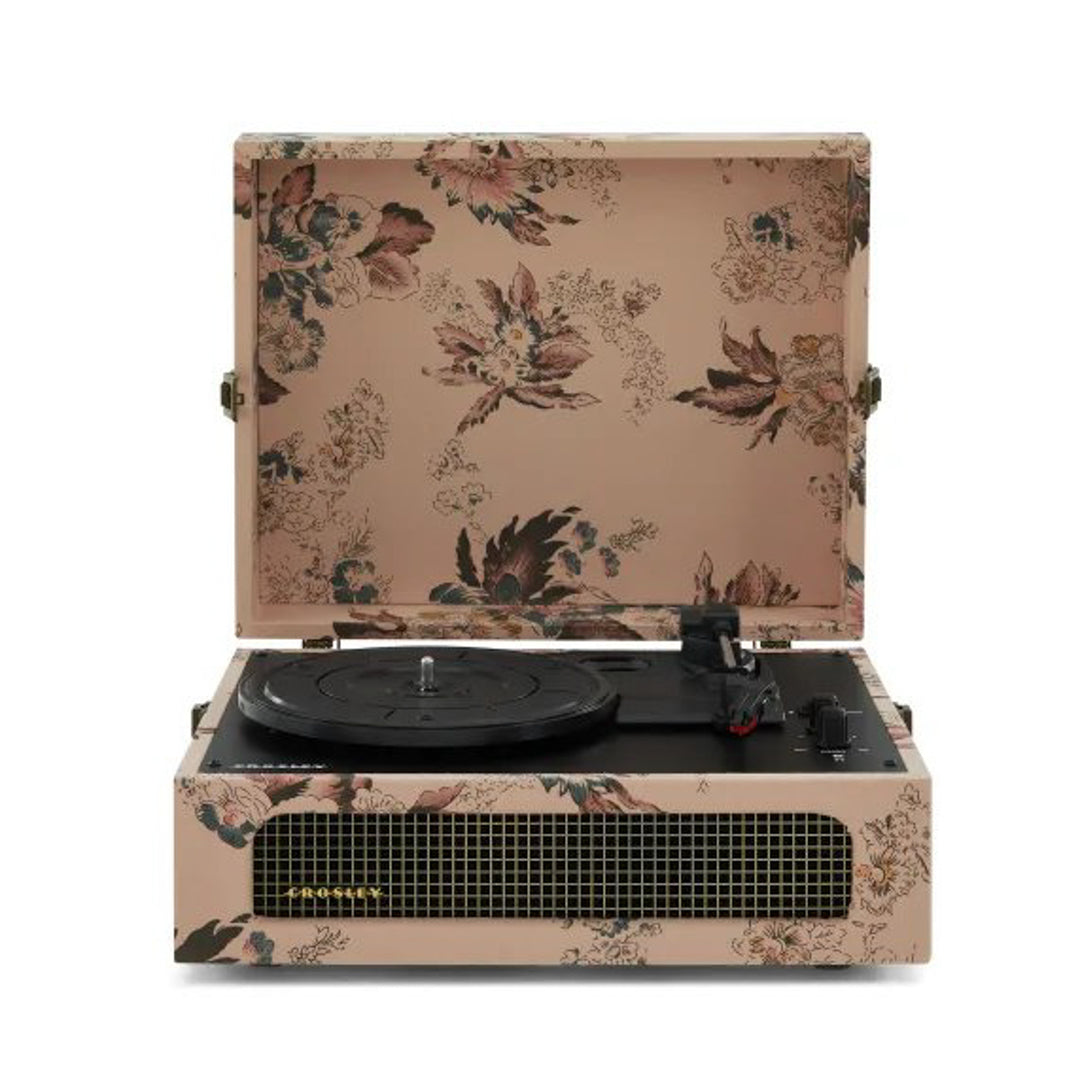 Crosley Voyager Platine Bluetooth bidirectionnel (Floral)