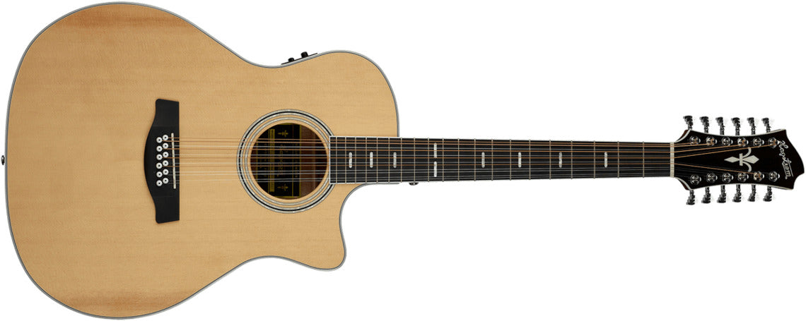 Hagstrom Siljan II Grand Auditorium 12-string Wester Guitar (Natural)