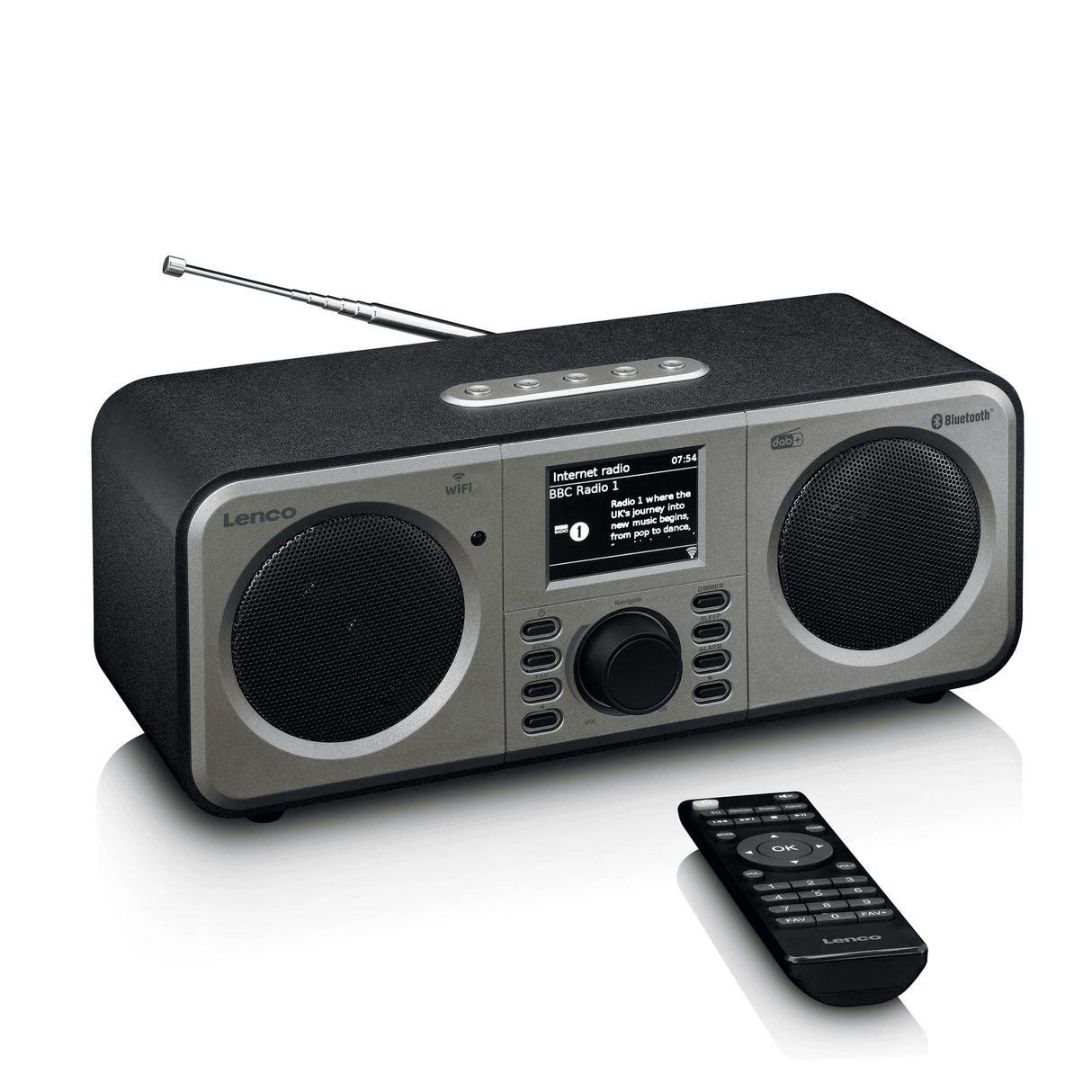 Lenco DIR-141 Internet Radio (Black)