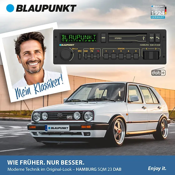 Blaupunkt Hamburg SQM 23 DAB Autoradio avec DAB+ et Bluetooth