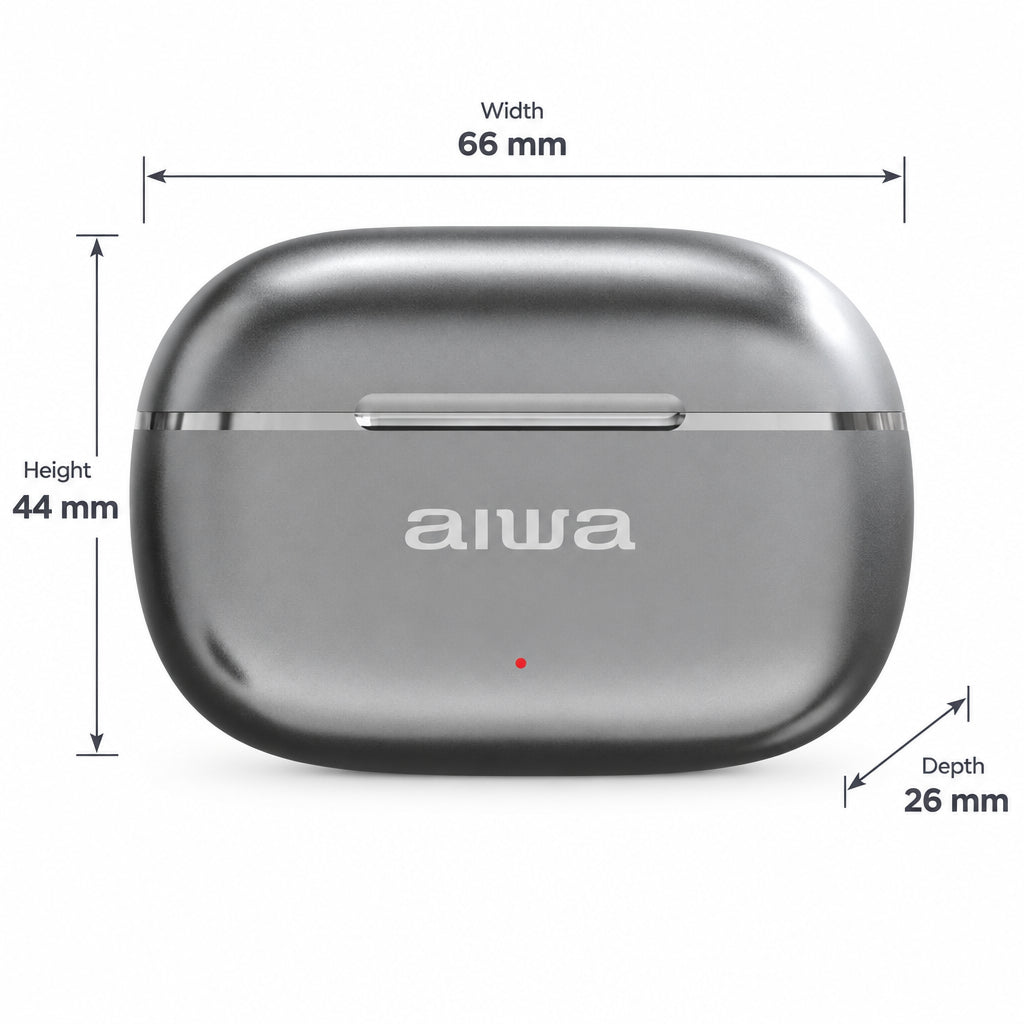 Écouteurs True Wireless AIWA ETWS-160 avec ANC, ENC et Bluetooth 5.4