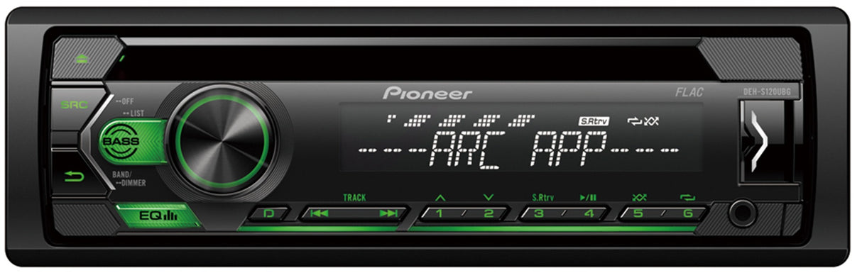 Pioneer DEH-S120UBG 1-DIN Car Stereo w. CD and USB