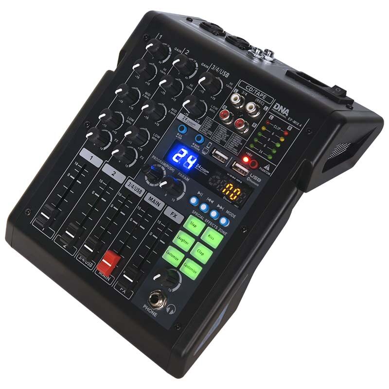 DNA EF-MIX 4, mixeur 4 canaux avec Bluetooth