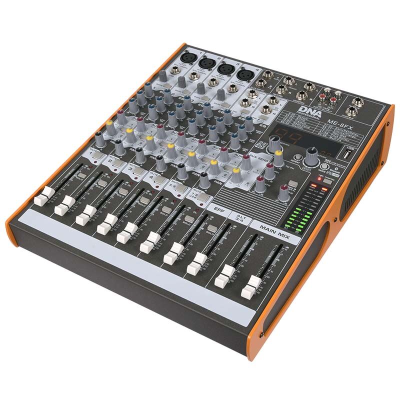 DNA ME-8FX mélangeur 8 canaux avec Bluetooth