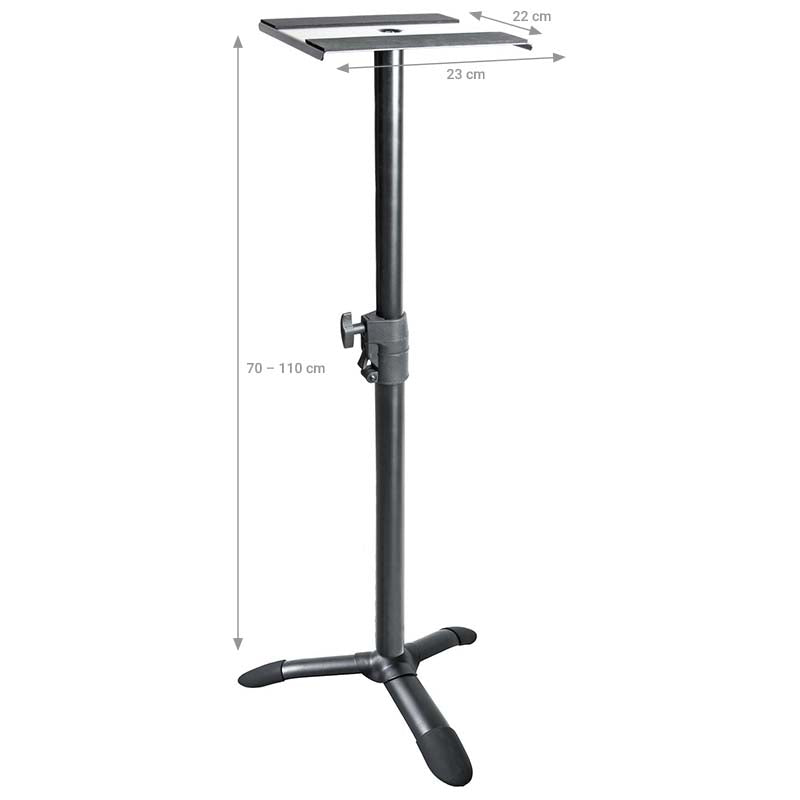 Set de moniteurs de studio avec 2 pieds (20kg)